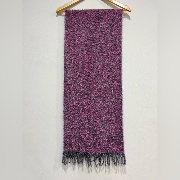 MUCROS Weavers Workshop Hand Woven Purple Pink Blue Ireland Scarf EUC - Picture 5 of 5